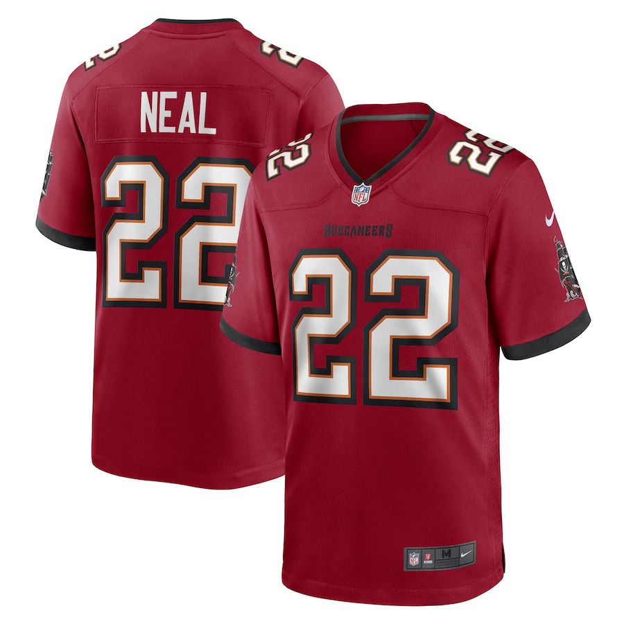 Men Tampa Bay Buccaneers #22 Keanu Neal Nike Red Game Player NFL Jersey